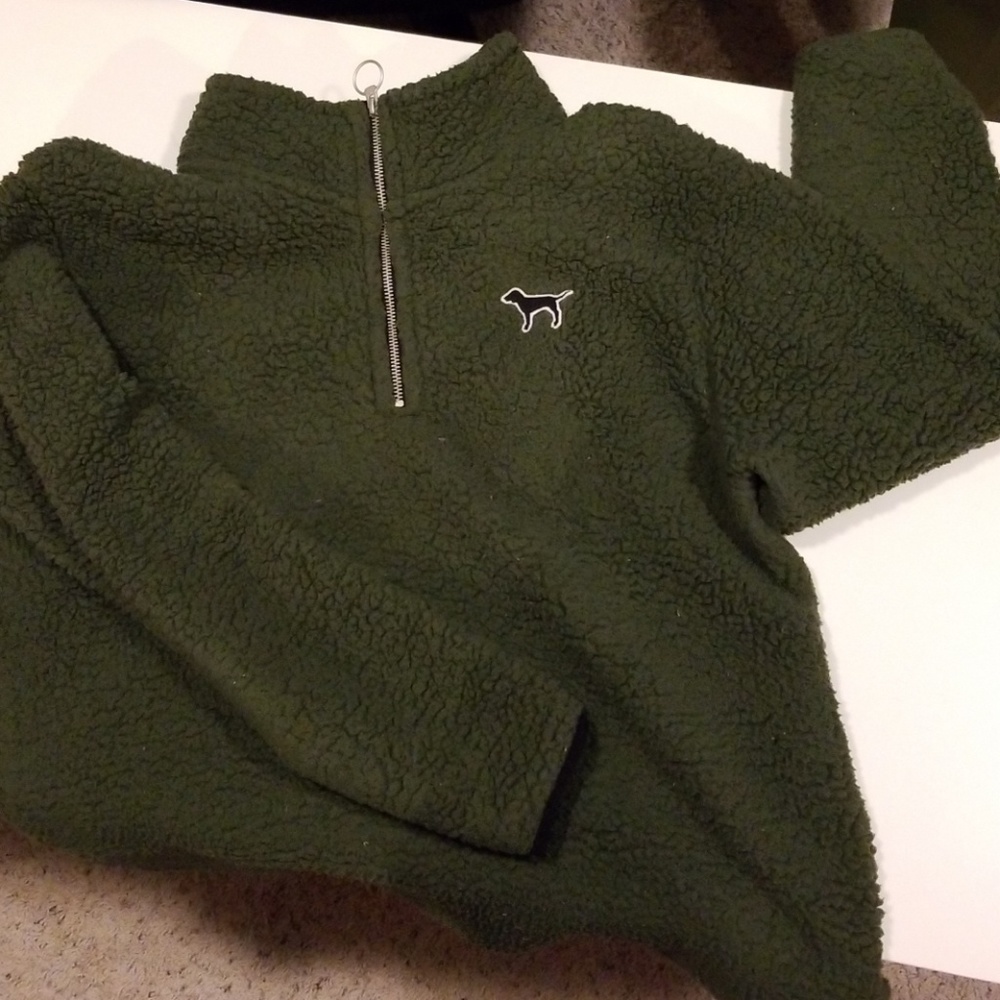 Victoria's Secret Sherpa Quarter Zip